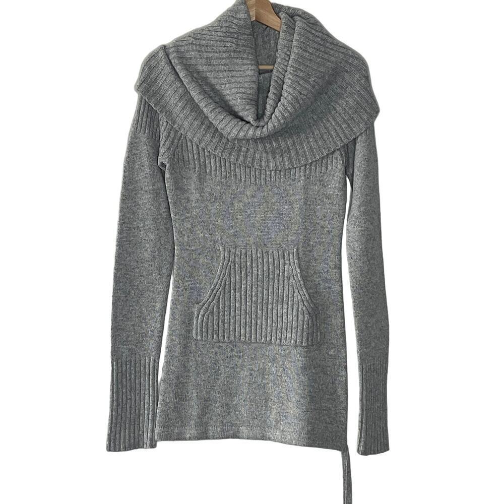 SLEEPING IN THE SNOW BY ANTHROPOLOGIE ‎ COWL NECK RABBIT HAIR SWEATER SIZE SSIZE